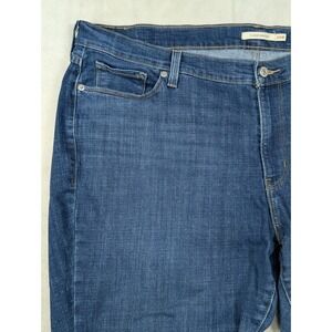 Levi's Classic Bootcut Dark Blue Womens Jeans Plus Size 24W